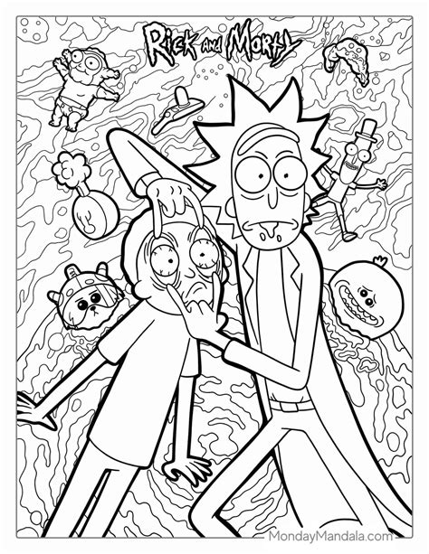 rick and morty coloring